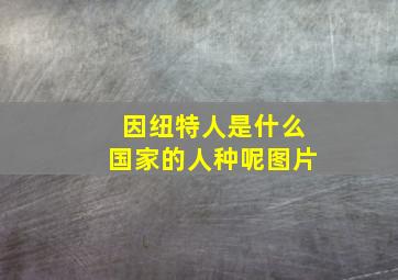 因纽特人是什么国家的人种呢图片