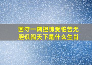 困守一隅担惊受怕苦无胆识闯天下是什么生肖