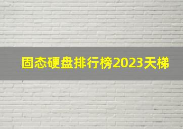 固态硬盘排行榜2023天梯