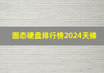 固态硬盘排行榜2024天梯