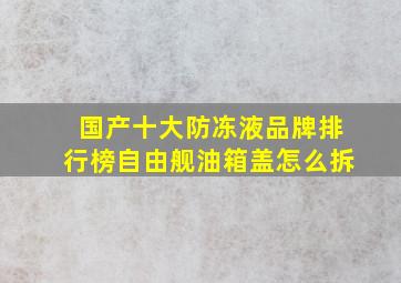 国产十大防冻液品牌排行榜自由舰油箱盖怎么拆