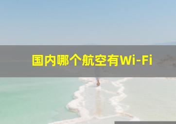 国内哪个航空有Wi-Fi