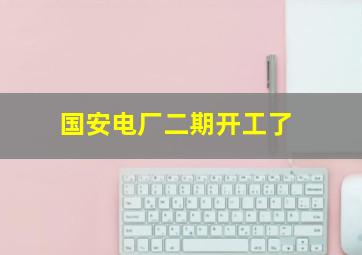 国安电厂二期开工了