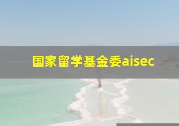 国家留学基金委aisec