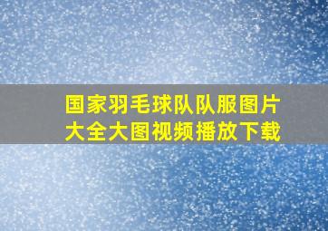 国家羽毛球队队服图片大全大图视频播放下载