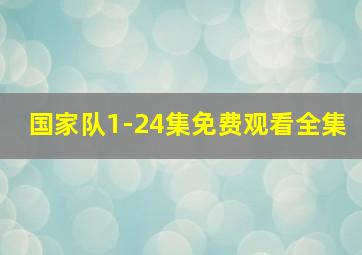 国家队1-24集免费观看全集