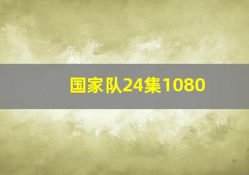 国家队24集1080