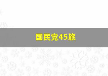 国民党45旅