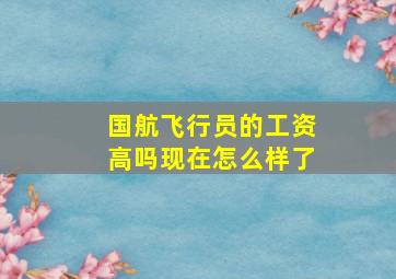 国航飞行员的工资高吗现在怎么样了