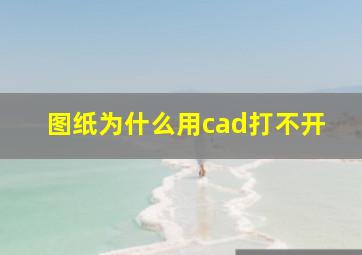 图纸为什么用cad打不开