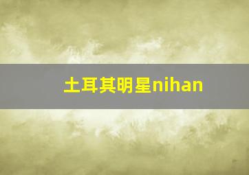 土耳其明星nihan