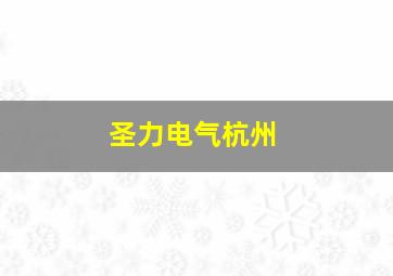 圣力电气杭州