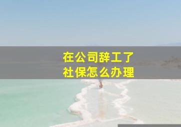 在公司辞工了社保怎么办理