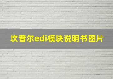 坎普尔edi模块说明书图片