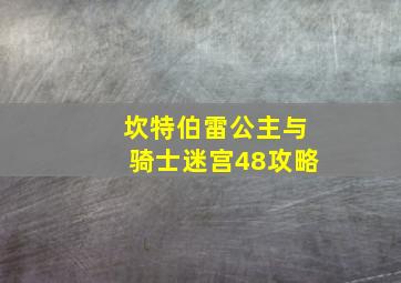 坎特伯雷公主与骑士迷宫48攻略