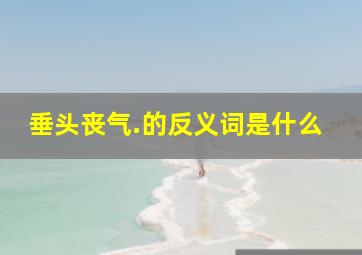 垂头丧气.的反义词是什么