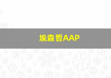 埃森哲AAP