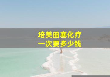 培美曲塞化疗一次要多少钱