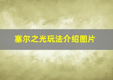 塞尔之光玩法介绍图片