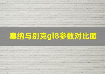 塞纳与别克gl8参数对比图