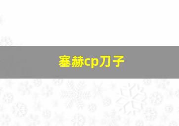 塞赫cp刀子