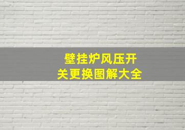 壁挂炉风压开关更换图解大全