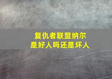 复仇者联盟纳尔是好人吗还是坏人