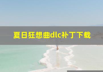 夏日狂想曲dlc补丁下载