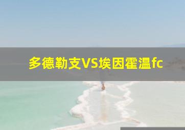 多德勒支VS埃因霍温fc