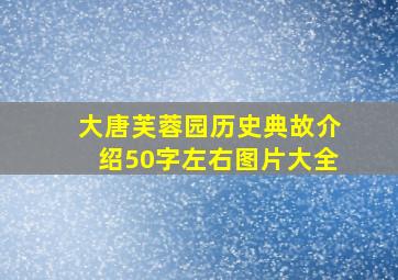 大唐芙蓉园历史典故介绍50字左右图片大全