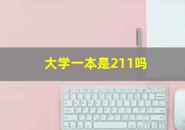 大学一本是211吗