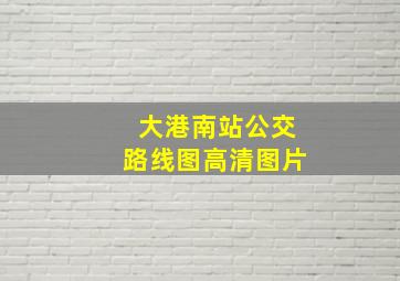 大港南站公交路线图高清图片