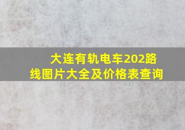 大连有轨电车202路线图片大全及价格表查询