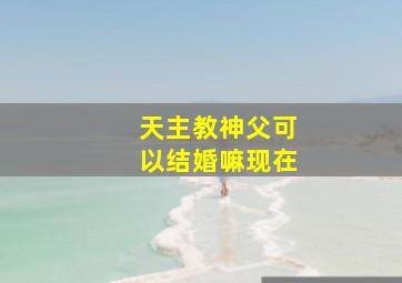 天主教神父可以结婚嘛现在