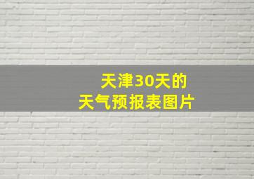 天津30天的天气预报表图片