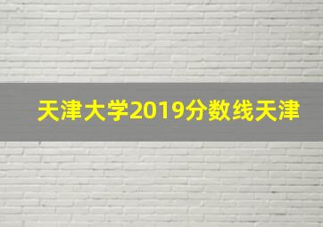 天津大学2019分数线天津