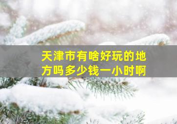 天津市有啥好玩的地方吗多少钱一小时啊