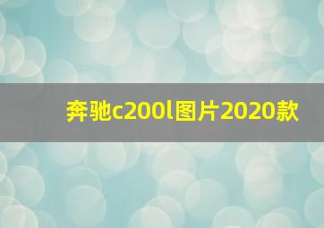 奔驰c200l图片2020款