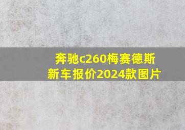 奔驰c260梅赛德斯新车报价2024款图片