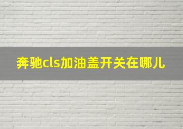 奔驰cls加油盖开关在哪儿