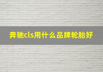 奔驰cls用什么品牌轮胎好