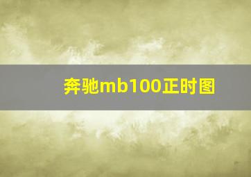 奔驰mb100正时图