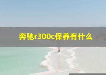 奔驰r300c保养有什么