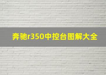 奔驰r350中控台图解大全