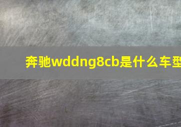 奔驰wddng8cb是什么车型