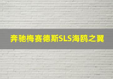 奔驰梅赛德斯SLS海鸥之翼