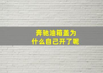 奔驰油箱盖为什么自己开了呢