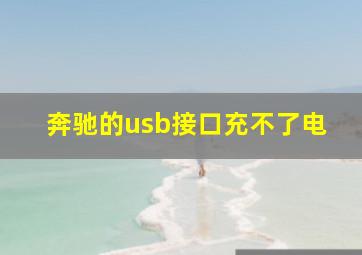 奔驰的usb接口充不了电