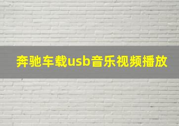 奔驰车载usb音乐视频播放