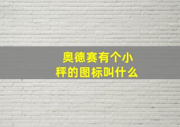 奥德赛有个小秤的图标叫什么